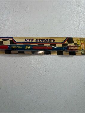 VINTAGE Jeff Gordon 24 Racing Themed Toothbrush  2003 - Blue & Red